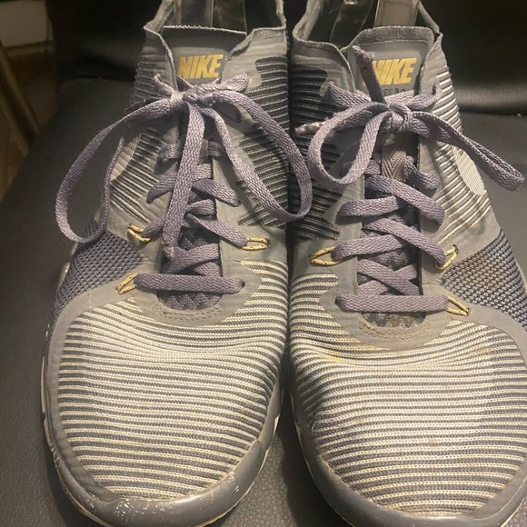 Nike Free Trainer 3.0 V4 Grey Running Sneakers 749361-007 Men's 10‎ - Picture 3 of 9